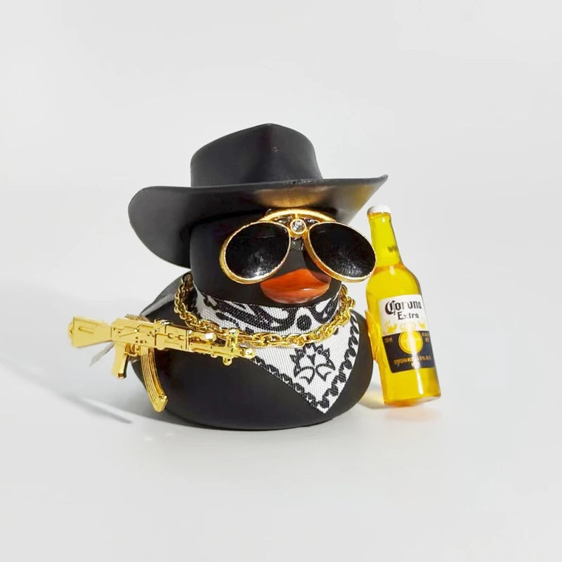 Canard en caoutchouc de Cowboy décorations.
