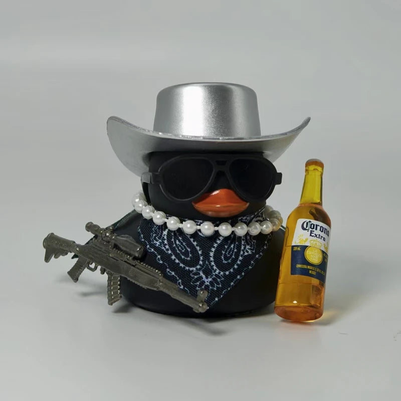 Canard en caoutchouc de Cowboy décorations.