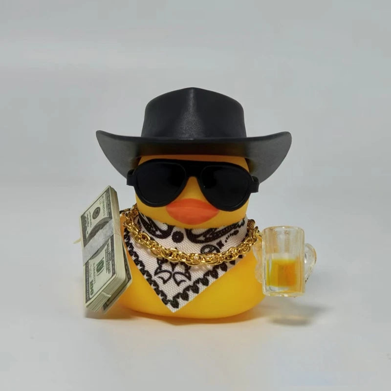 Canard en caoutchouc de Cowboy décorations.