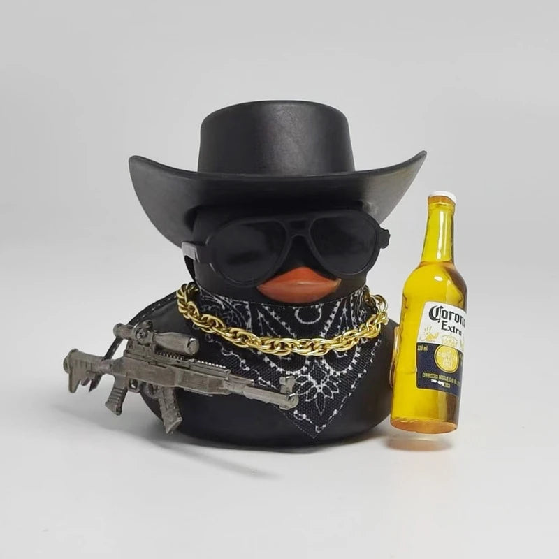 Canard en caoutchouc de Cowboy décorations.